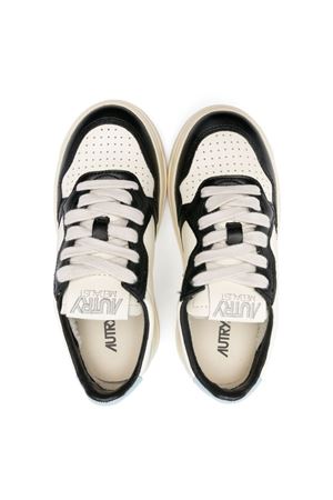 sneakers in pelle bianco AUTRY KIDS | A300KULK3F01WHTBLK